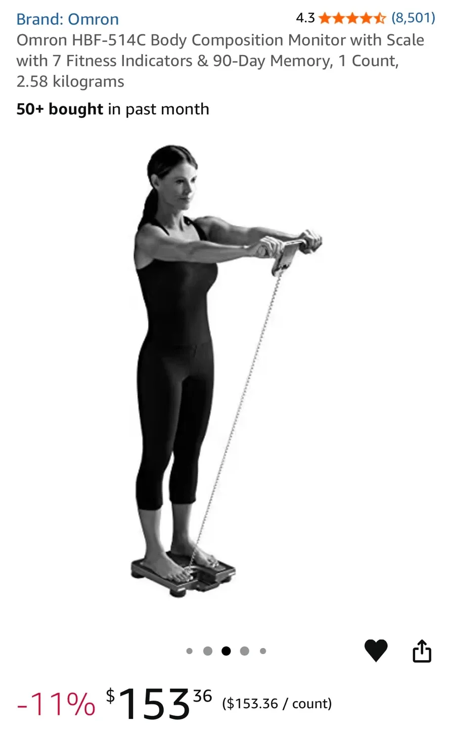 Omron HBF-514C Body Composition Monitor Scale image indicator(3)