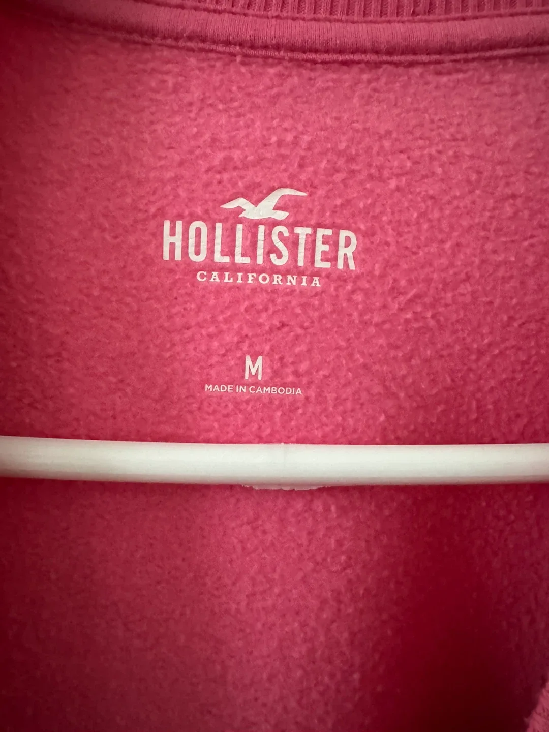 Hollister Pink Crew Neck Sweatshirt - Size M image indicator(2)
