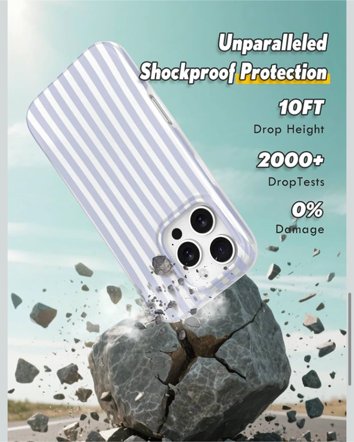 iPhone 16 Pro Max Striped Phone Case - New - photo 5