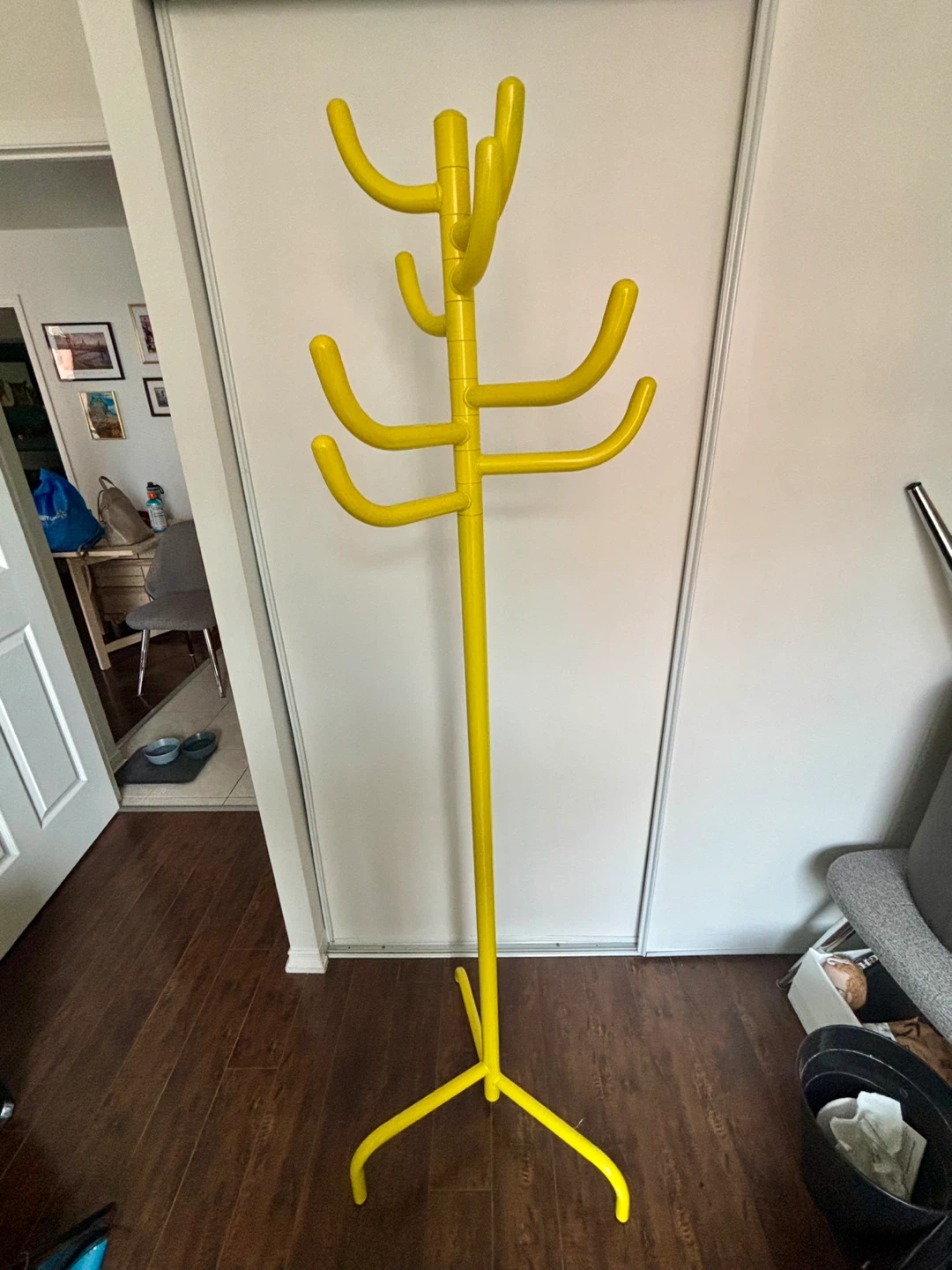 IKEA yellow Coat Rack Stand