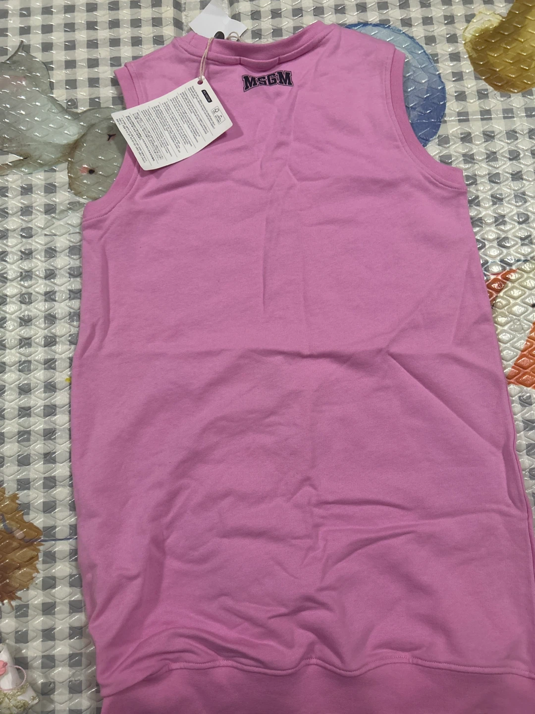 MSGM Pink Sleeveless Dress - photo 2