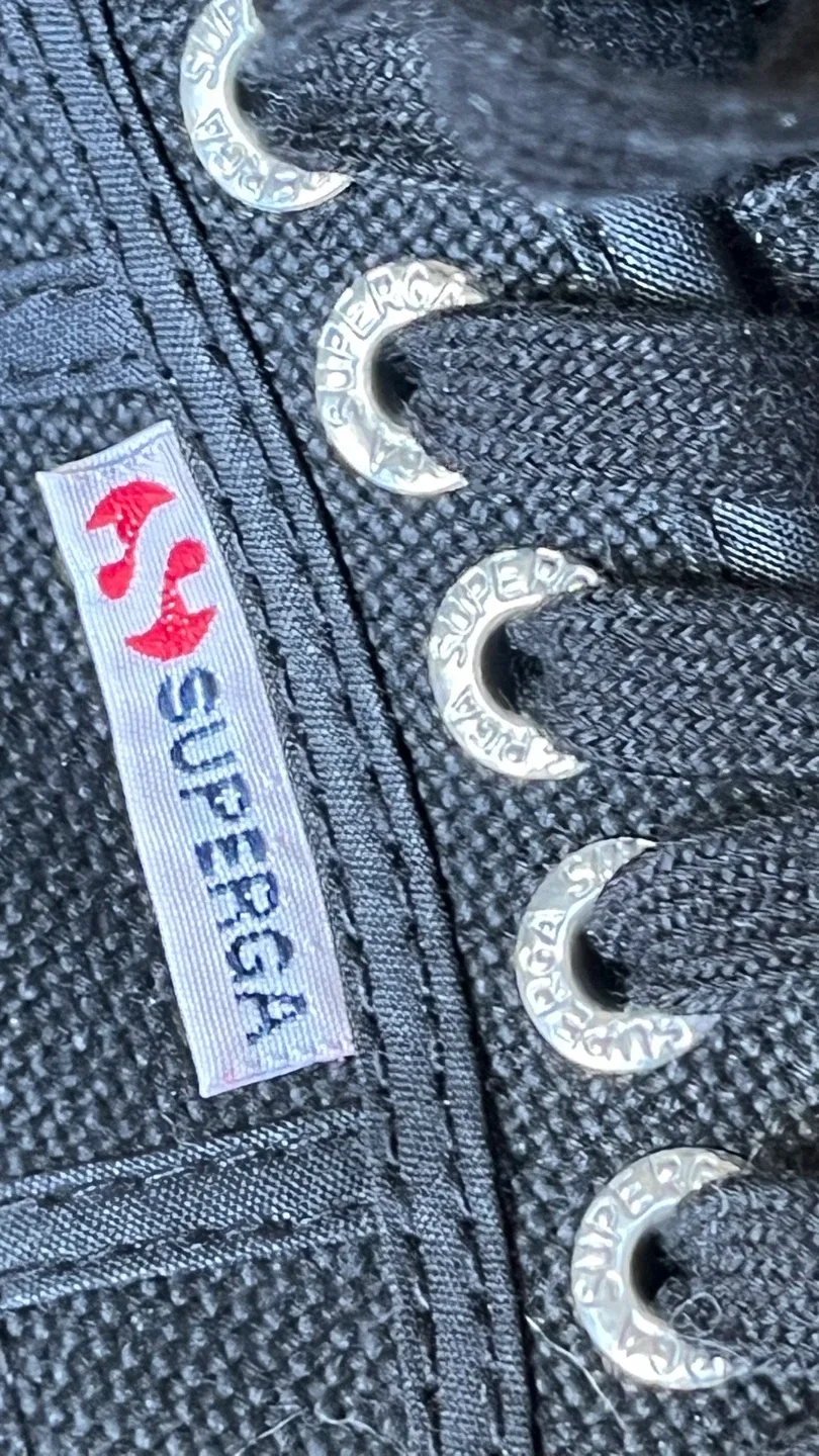 Superga Black Platform Sneakers image indicator(7)