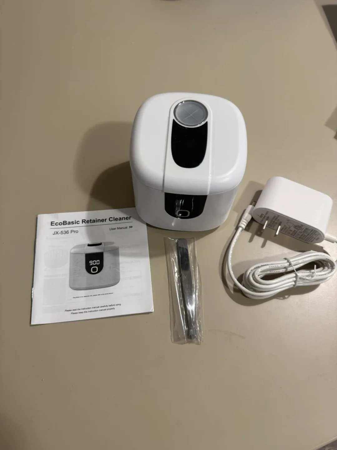 New in box! Ultrasonic Cleaner for retainer, jewelry, toothbrush image indicator(5)