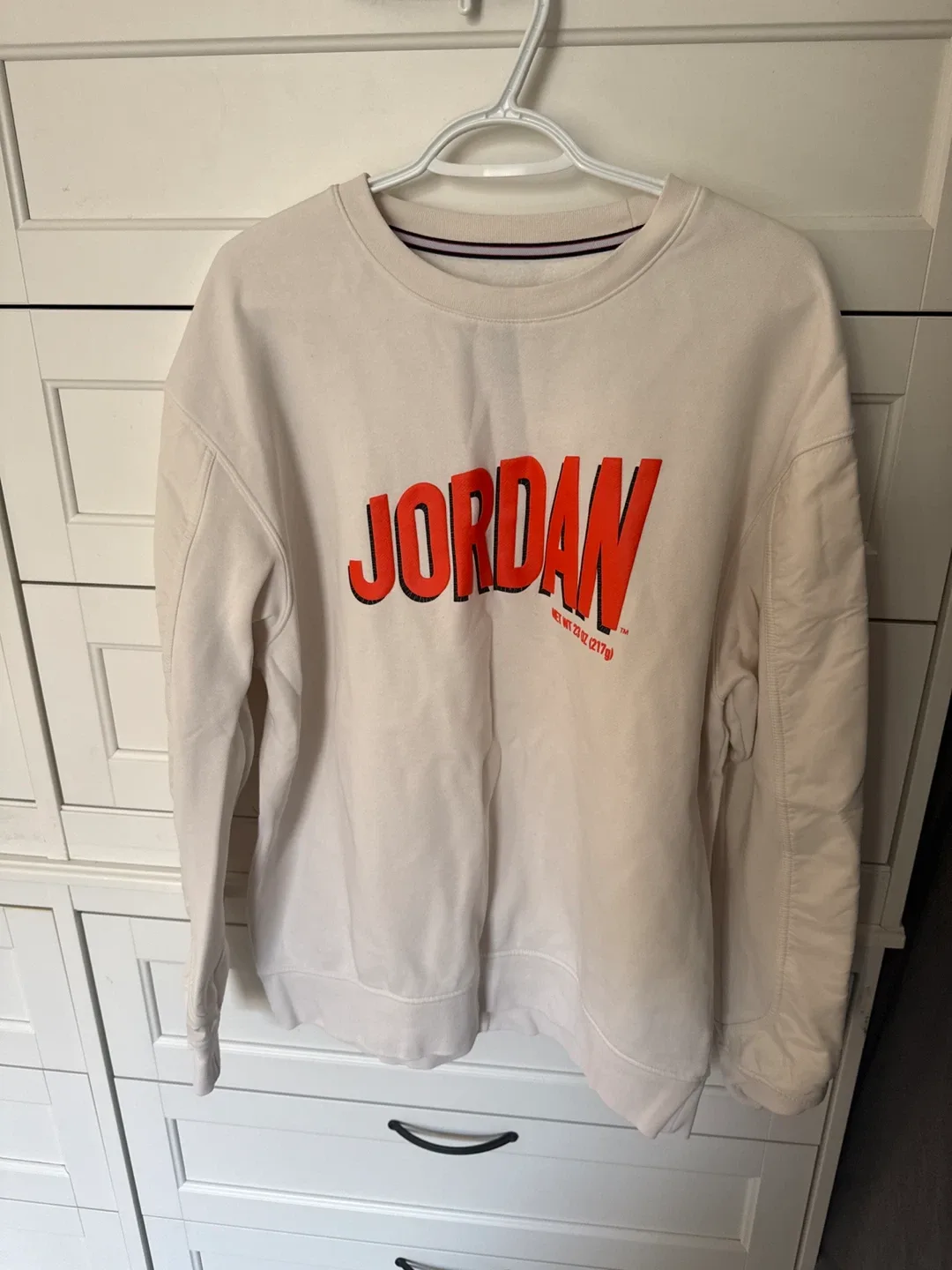 Jordan Cream Crewneck Sweatshirt image indicator(4)