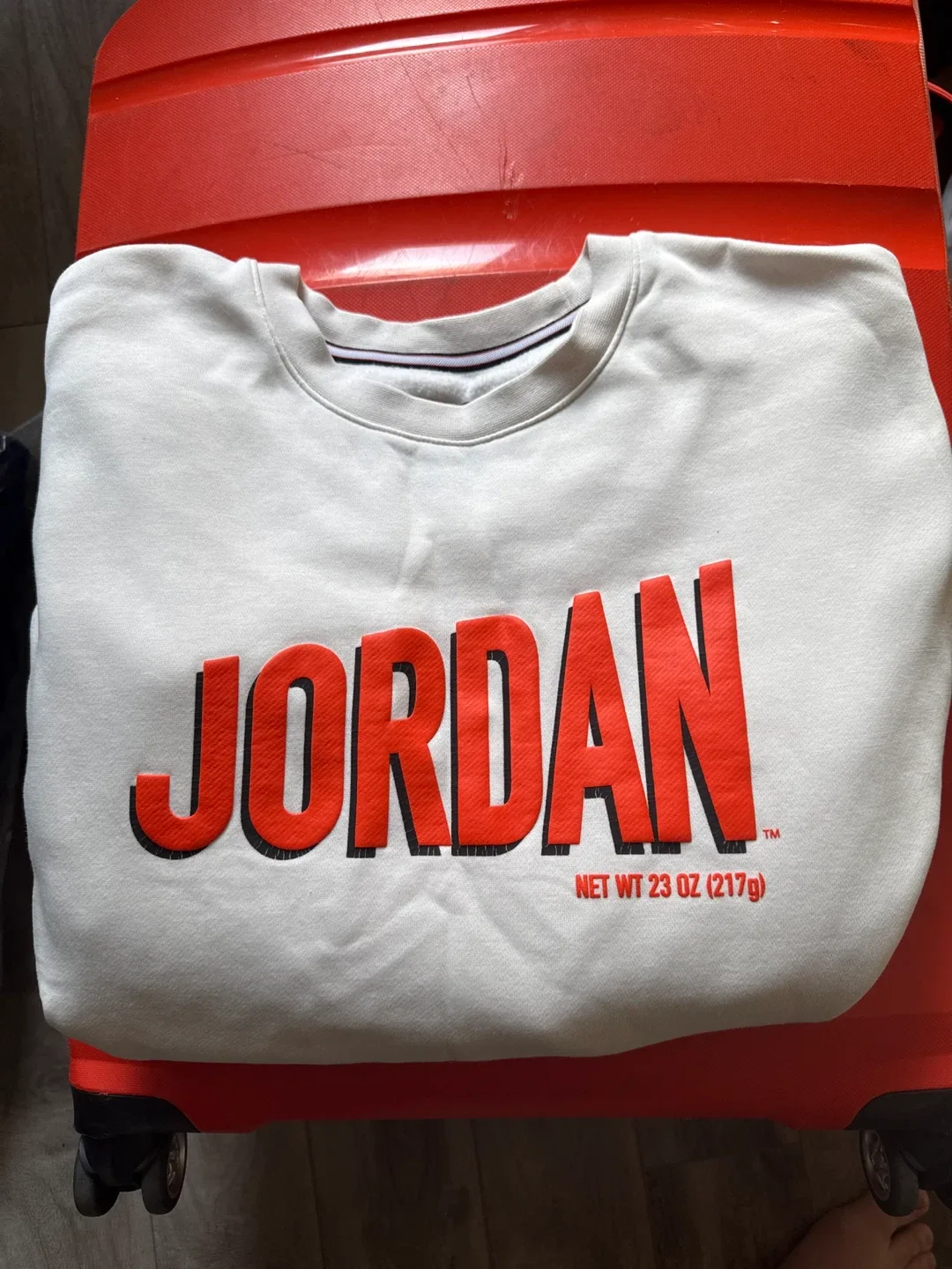 Jordan Cream Crewneck Sweatshirt image indicator(3)