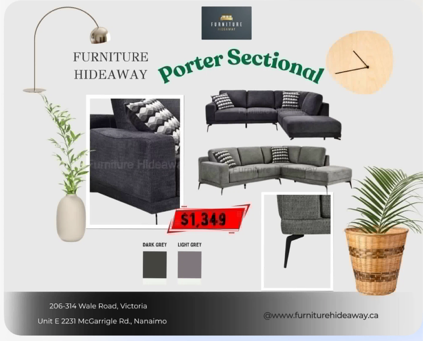 😍SECTIONAL COUCH — only $649 with warranty!😍