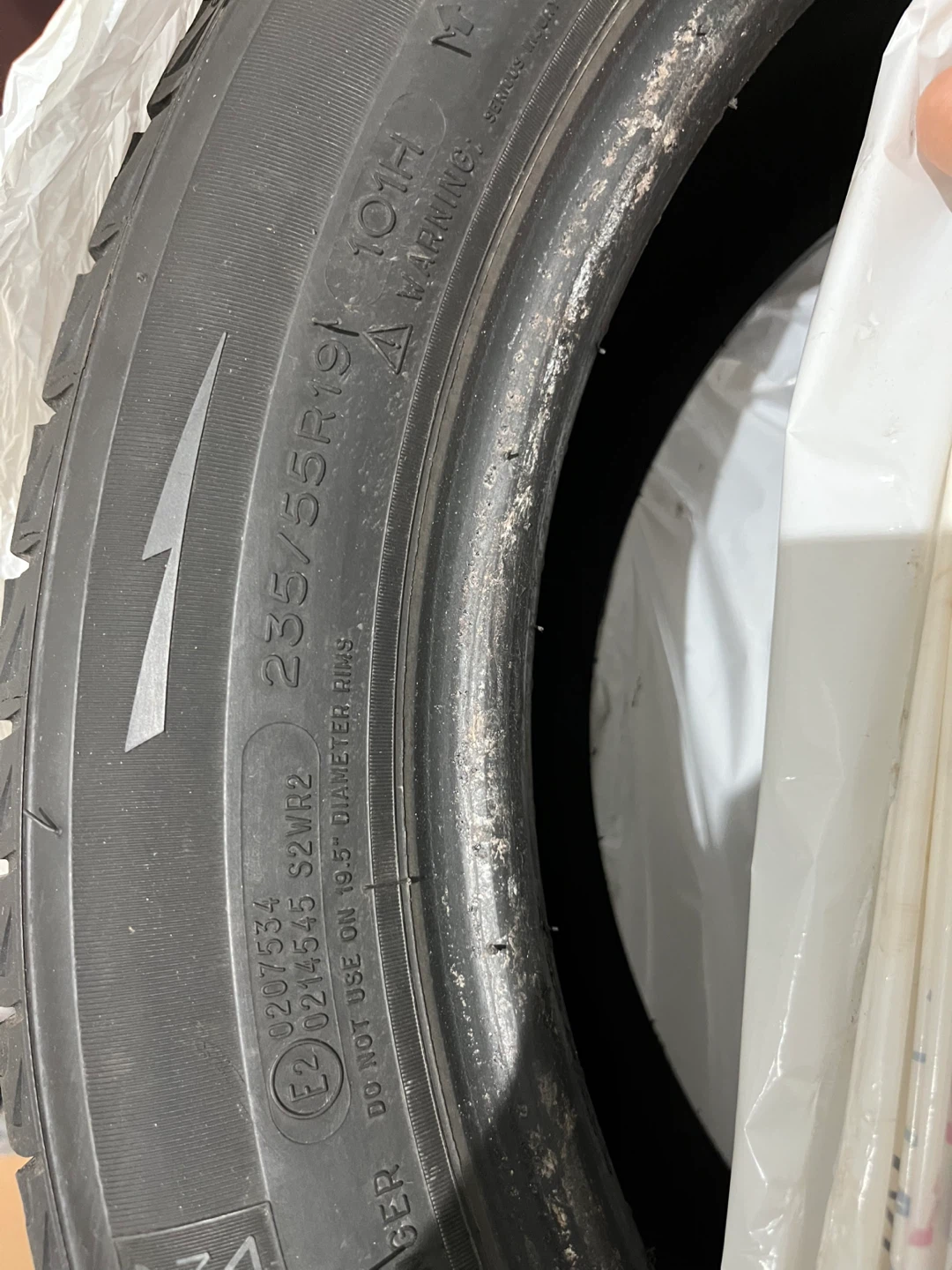 235/55R19 Michelin Winter Tires - Great Condition! - photo 5