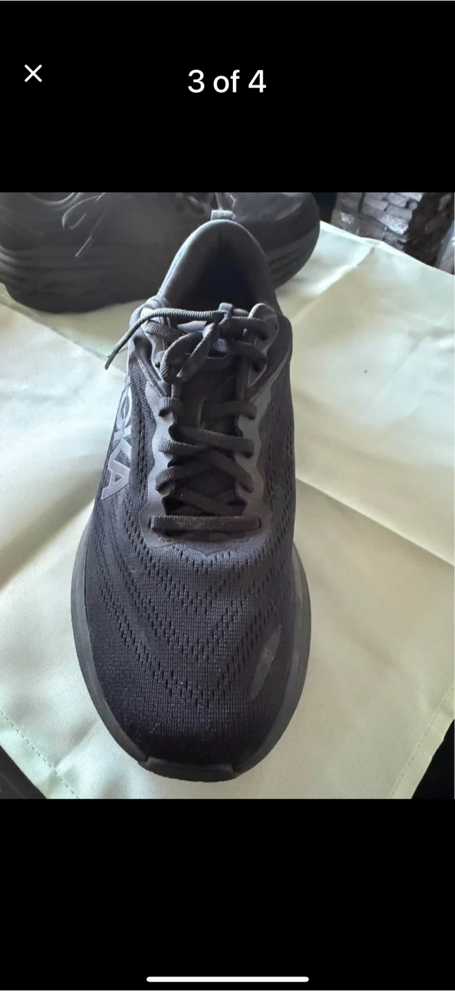 Hoka Bondi 8 All Black Running Shoes - photo 3