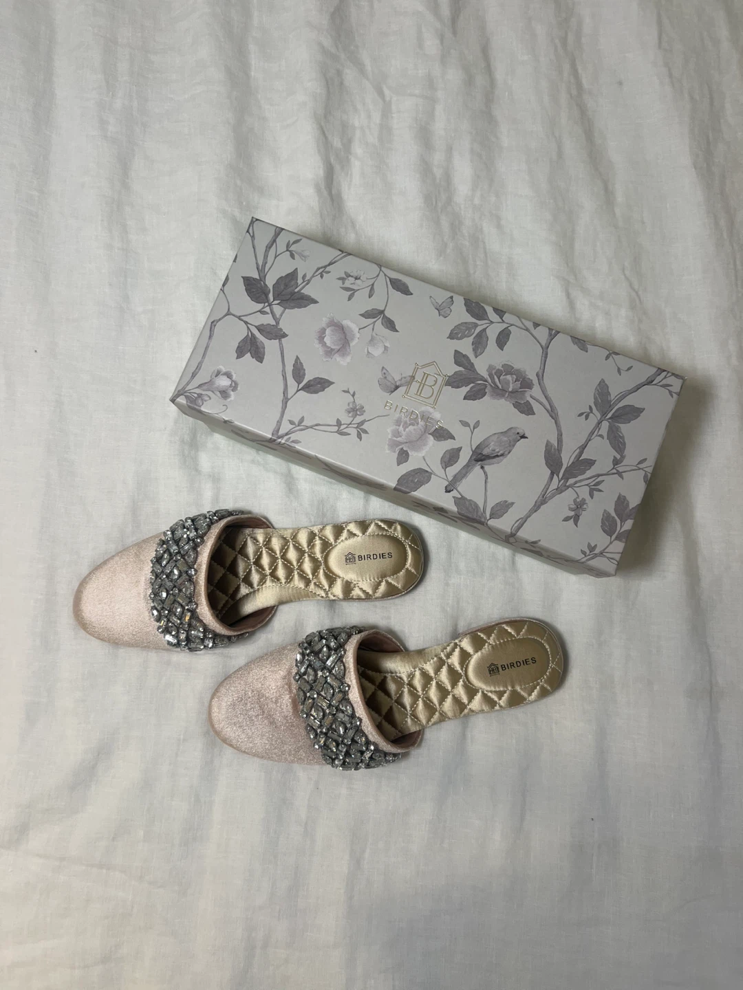 Velvet Slippers, Size 7.5 - photo 2