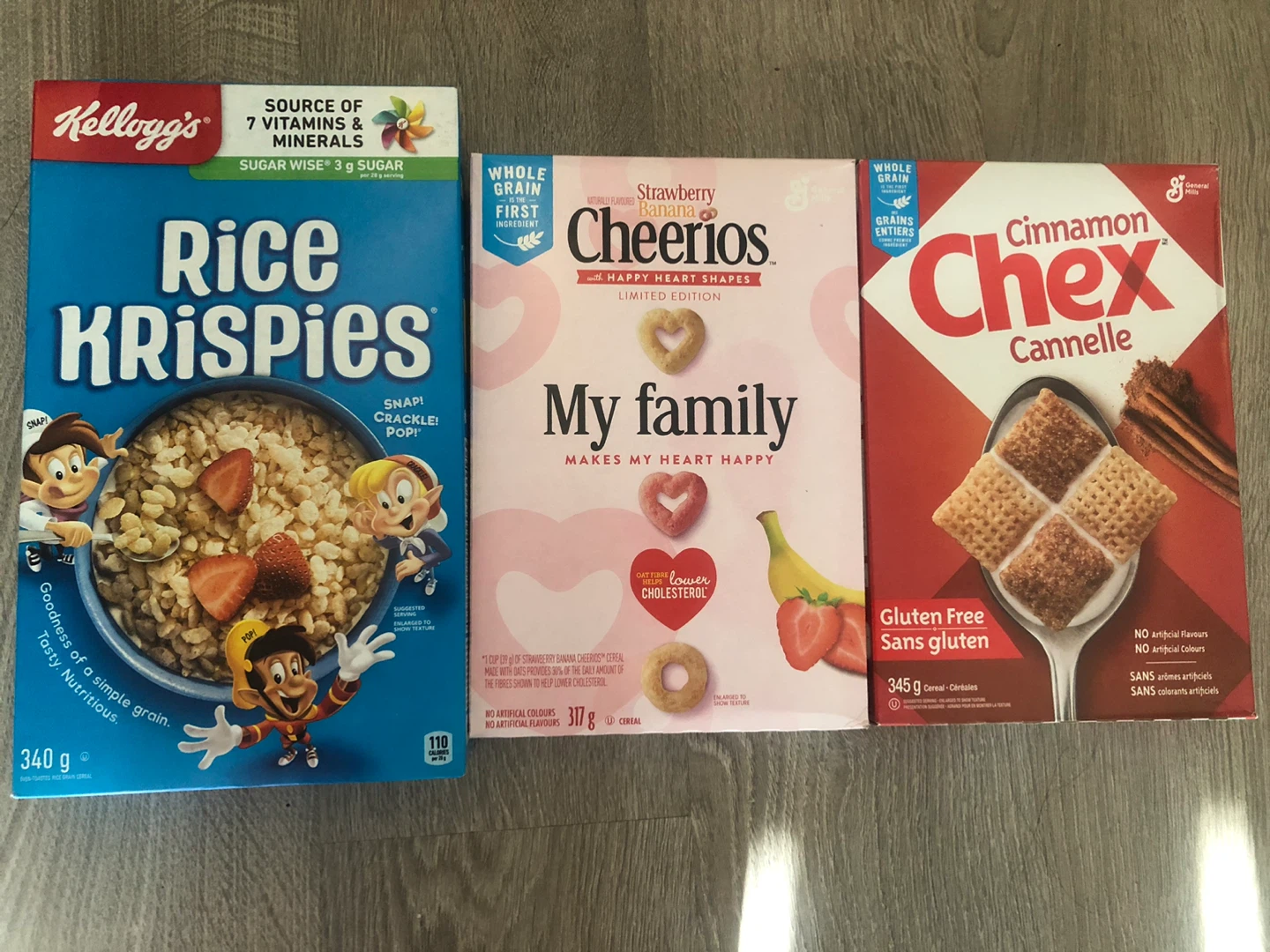 Variety Pack Cereal Boxes (5 boxes)