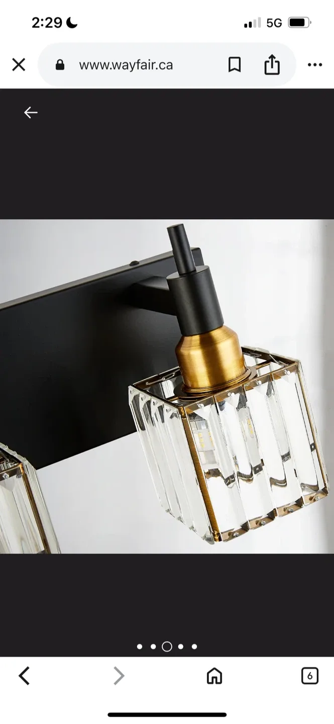 Brand New 4-Light Vanity Light Fixture - Bathroom Lighting image indicator(3)