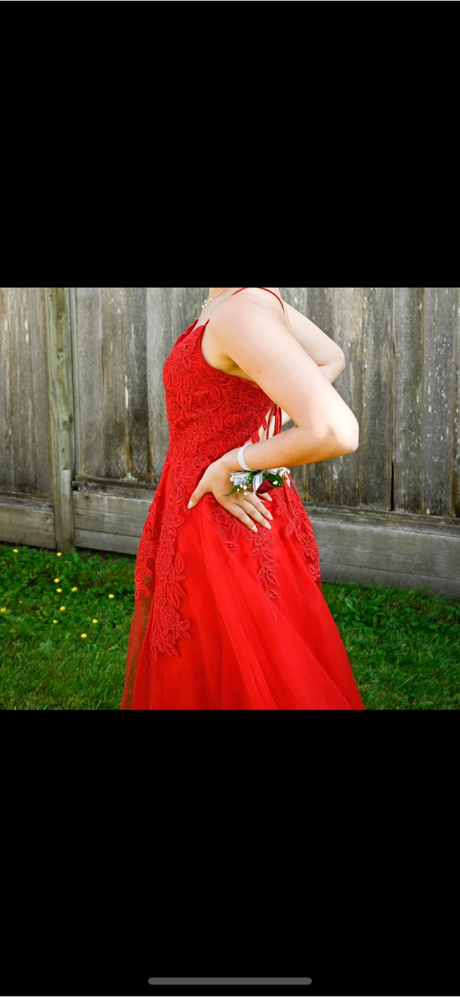 Martine Willem size 2 Red Prom Dress - photo 5