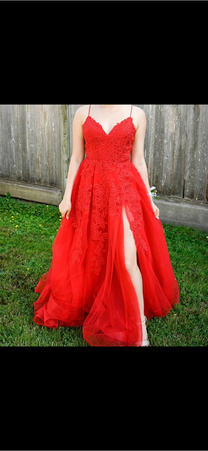 Martine Willem size 2 Red Prom Dress - photo 4