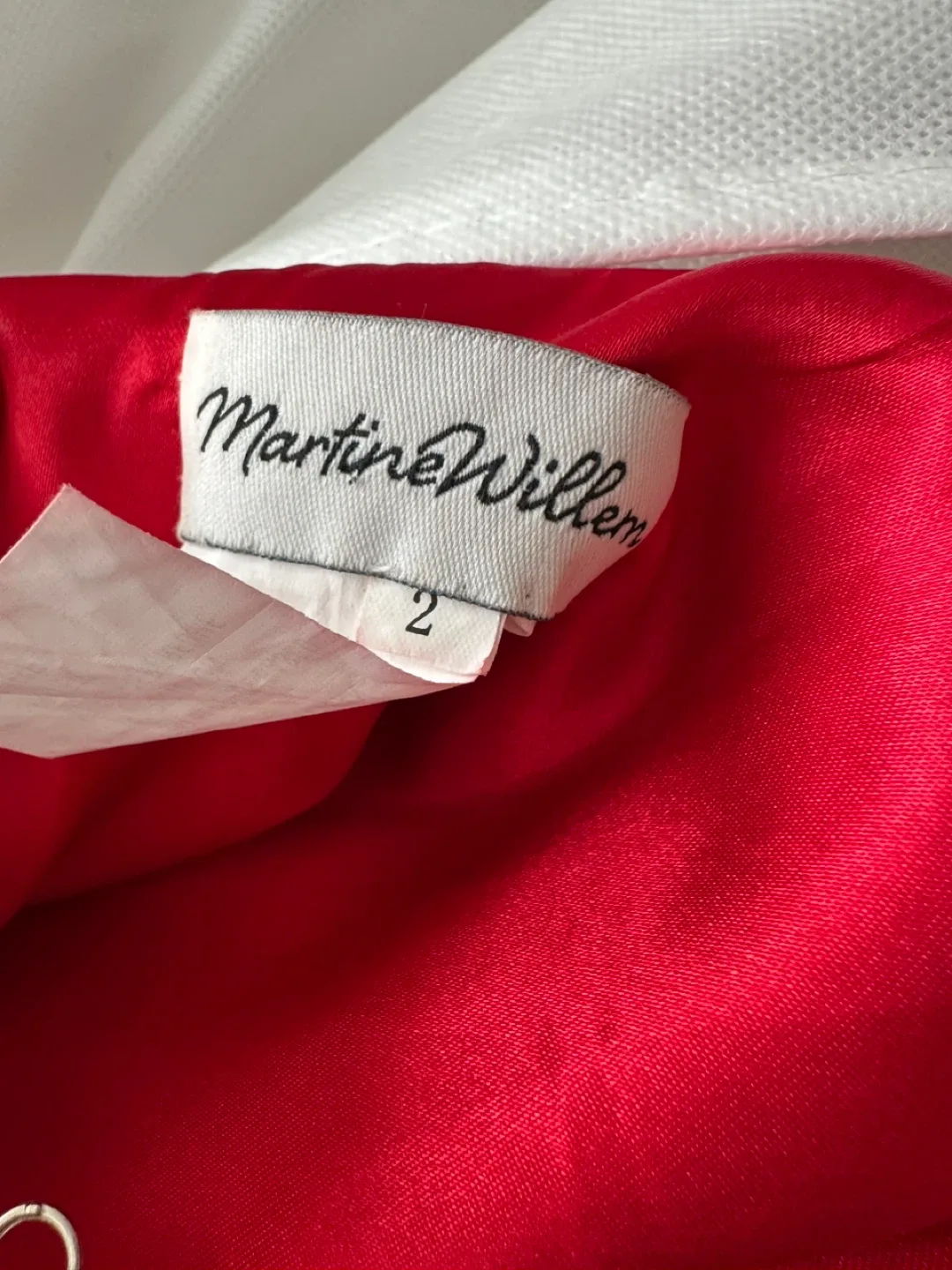 Martine Willem size 2 Red Prom Dress image indicator(10)