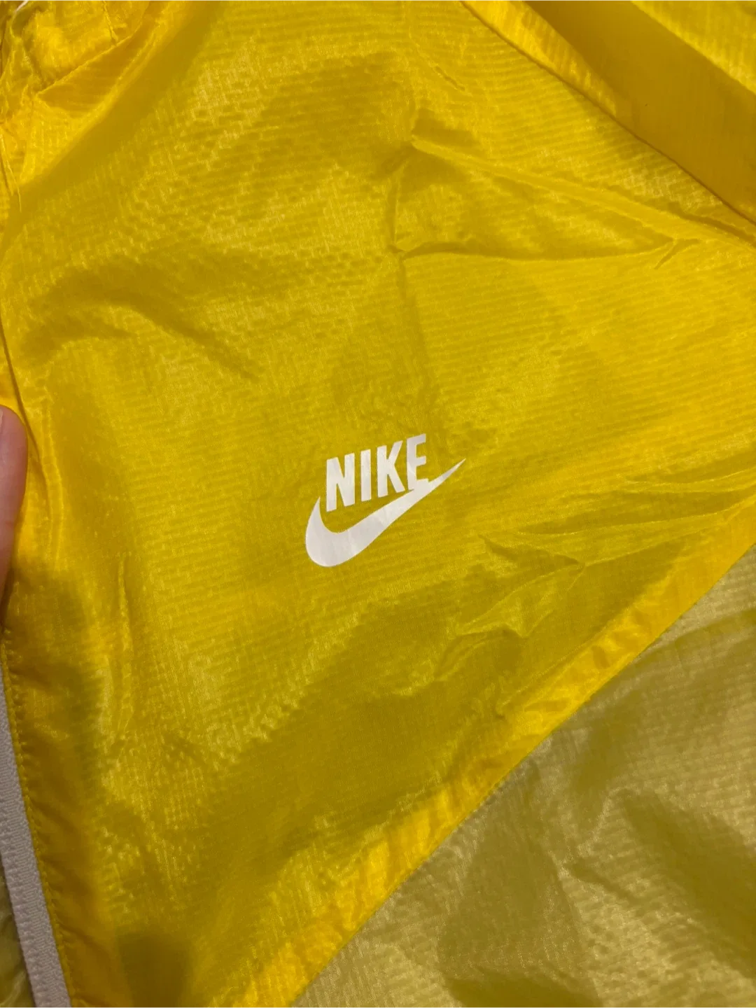 Nike Yellow Windbreaker Jacket - Size Large image indicator(2)