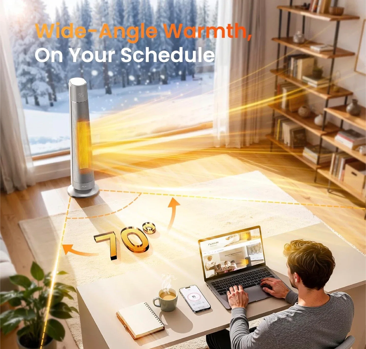 Space Heater - 5-in-1 Versatile Modes image indicator(6)