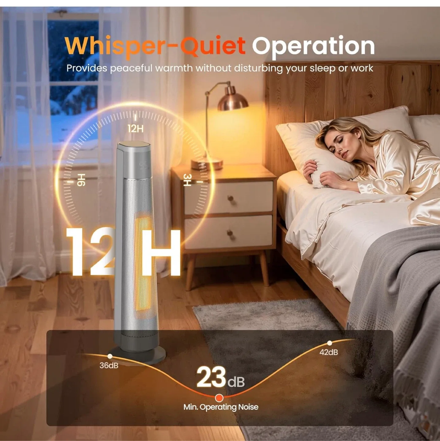 Space Heater - 5-in-1 Versatile Modes image indicator(7)