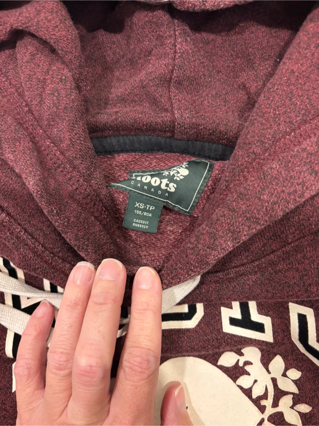 Roots Whistler Hoodie - Size XS image indicator(3)