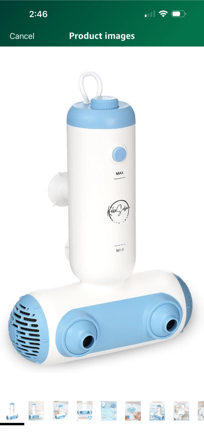 KOKOSELENE Portable Bathtub SPA Jet - Blue - photo 4