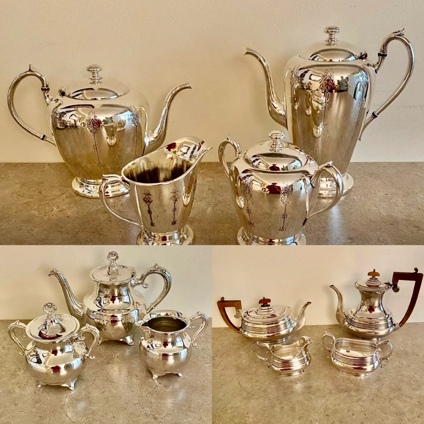 Vintage Silver Plated Serving Pieces