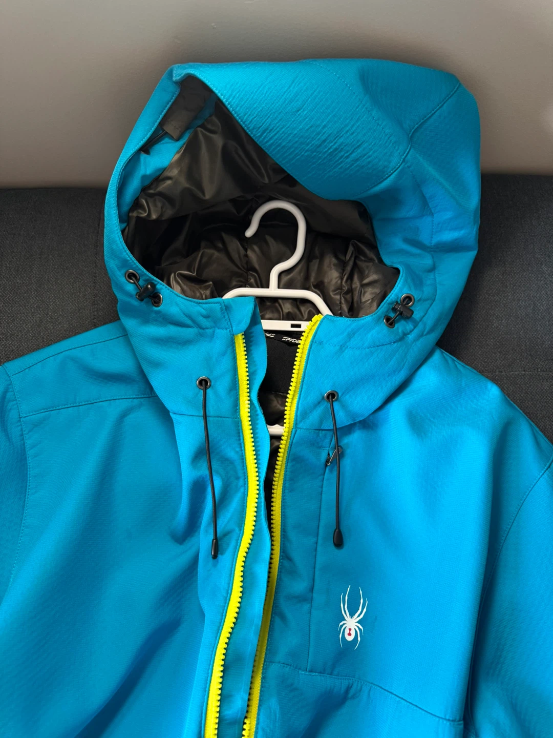 Mens Spyder Blue & Yellow Jacket - Size L - photo 3