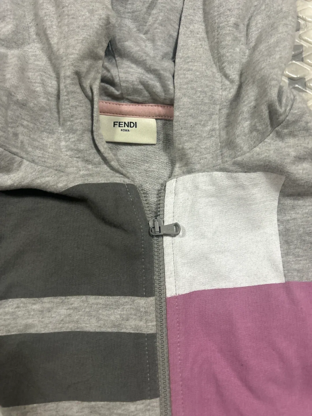 Fendi Roma Kids' Hoodie - Gray & Multi-Color thumbnail