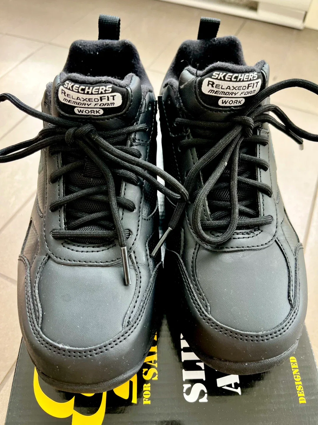 Skechers Relaxed Fit Work Shoes - Size 6