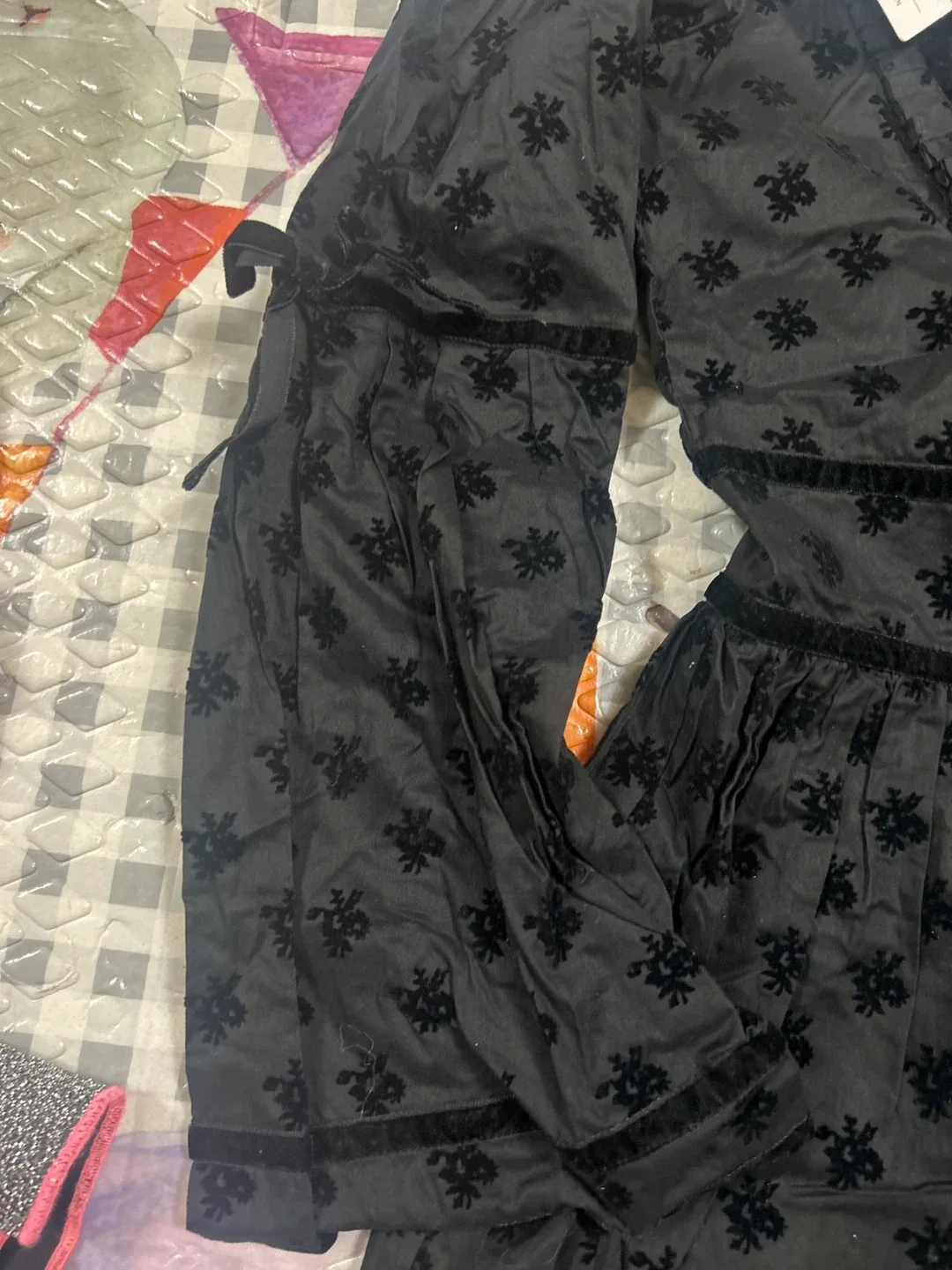 Dsquared2 Black Floral Dress - Size 14Y image indicator(3)