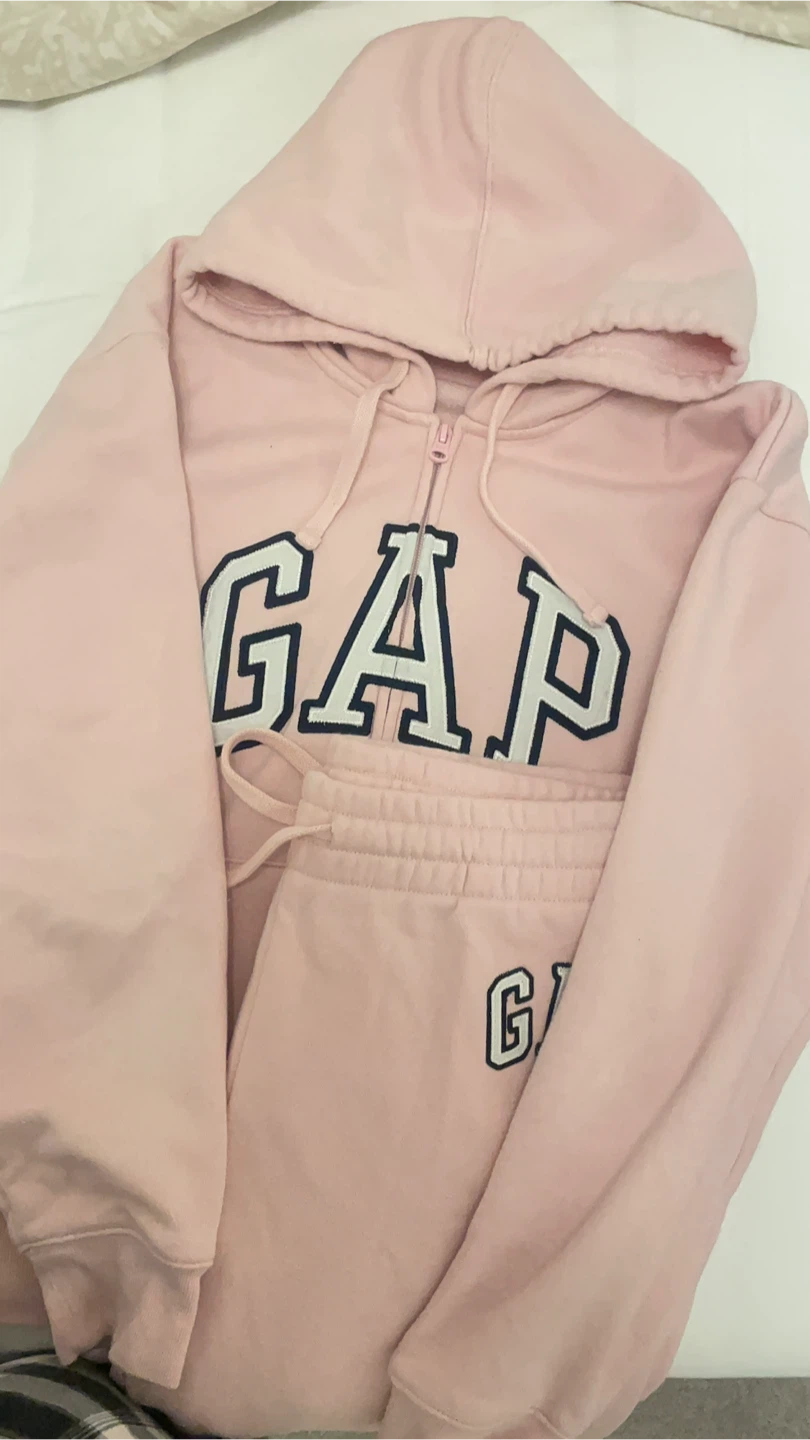 GAP Pink Hoodie & Sweatpants Set