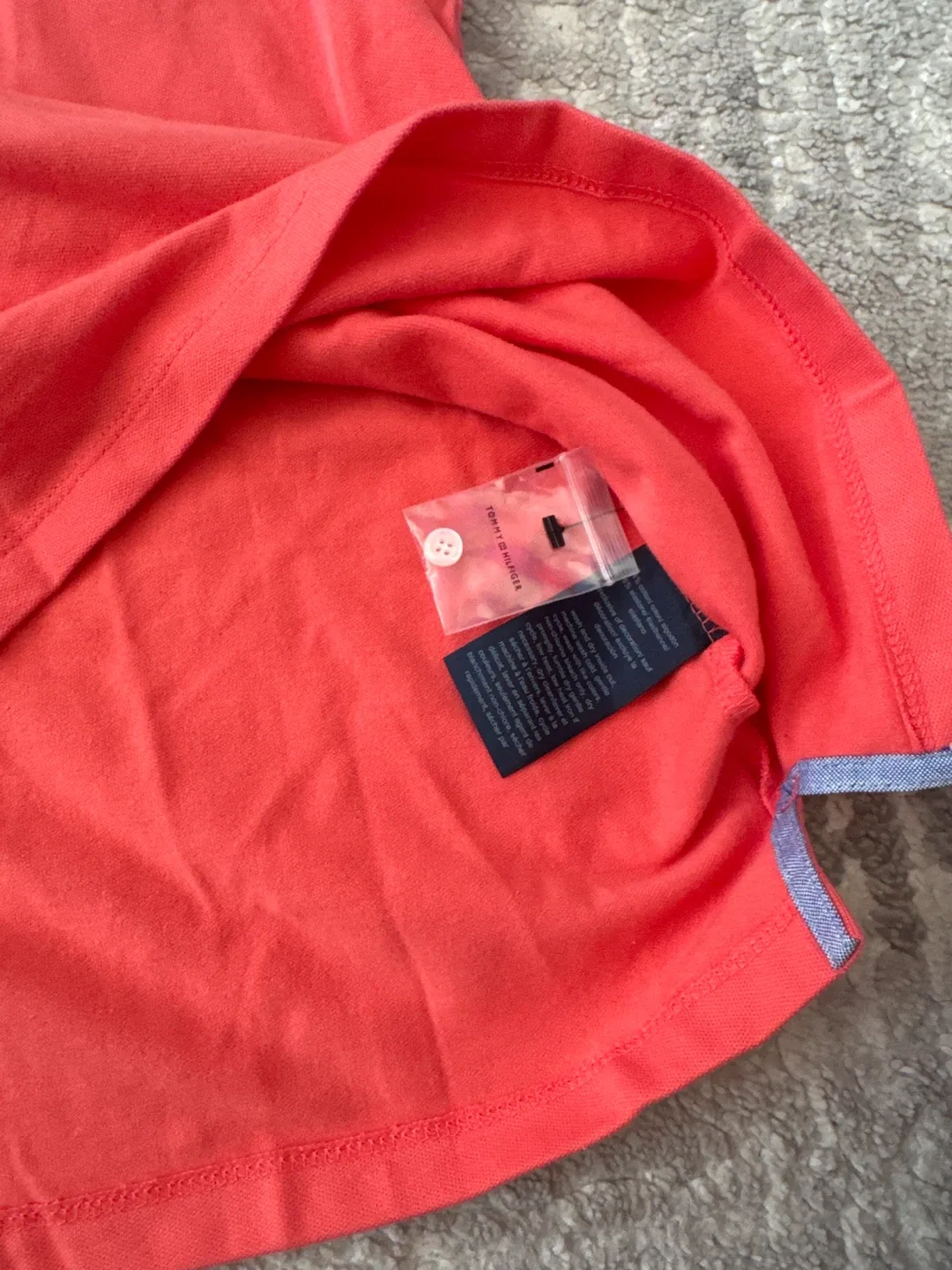 Women’s Tommy Hilfiger Coral Polo Shirt - Size L image indicator(4)