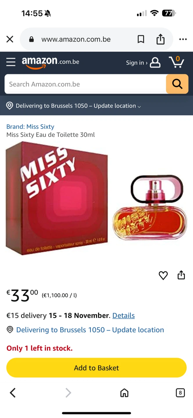 Miss Sixty Eau de Toilette 75ml - photo 3