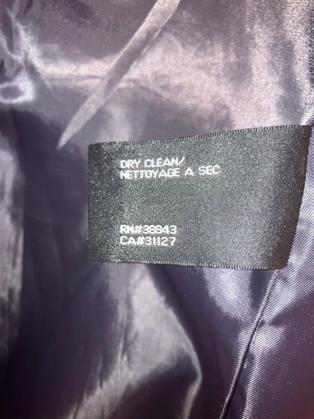 DKNY Plaid Wool Blend Coat - Size Small image indicator(6)