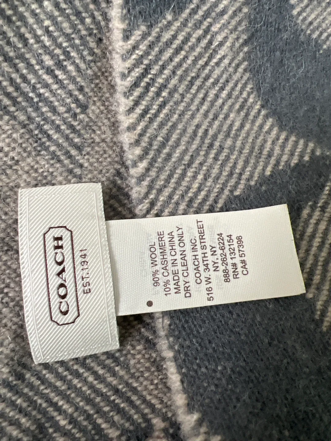 Coach Signature Wool & Cashmere Scarf image indicator(3)