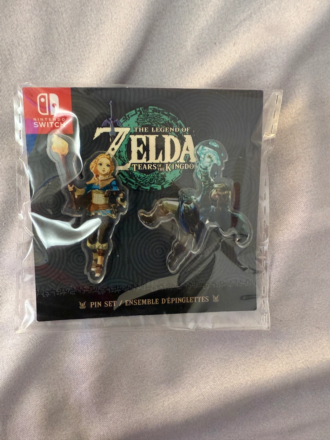 Zelda Tears of the Kingdom Preorder Promo Pin Set