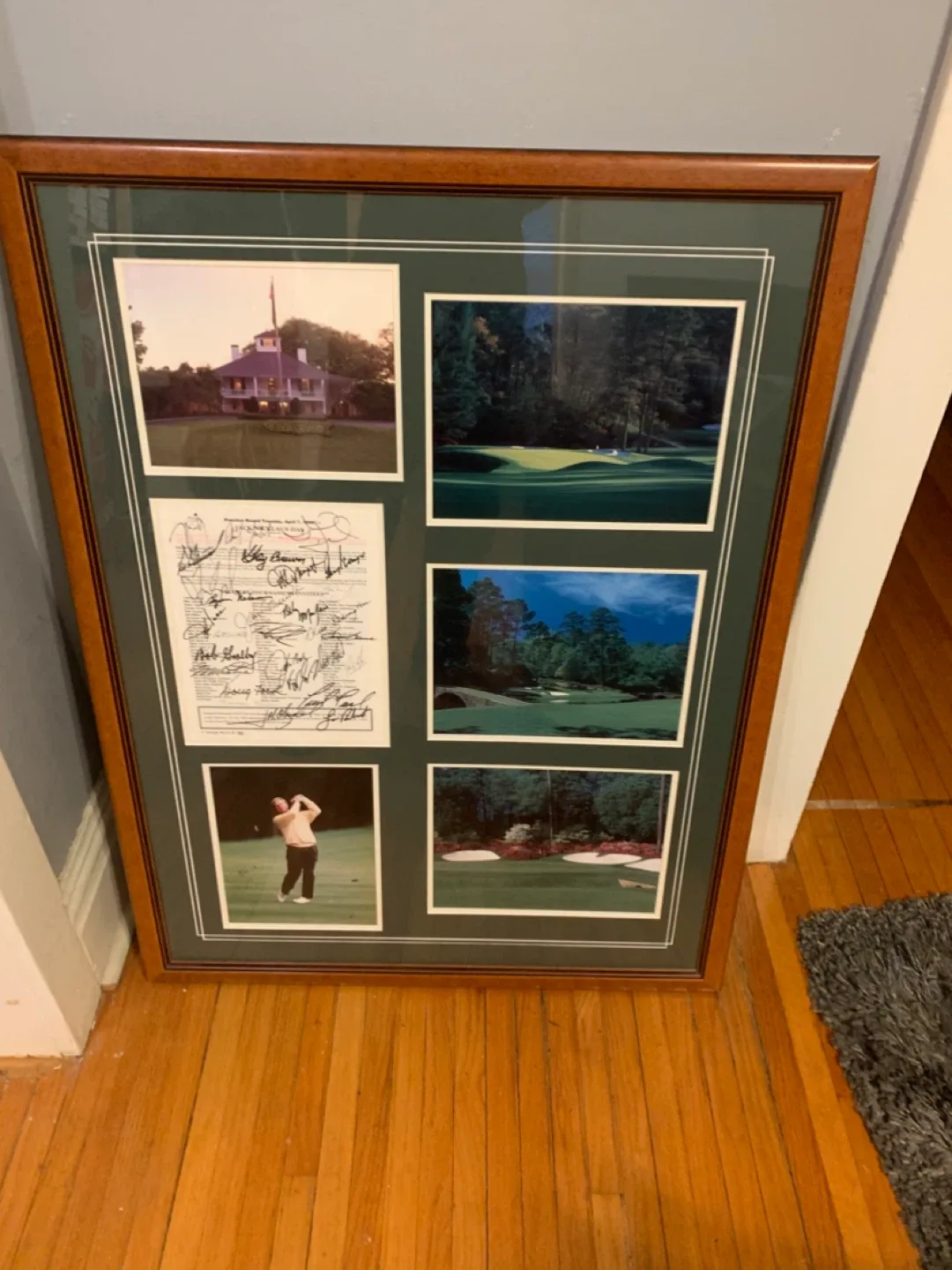 Framed Masters Tournament Autograph Collage image indicator(4)