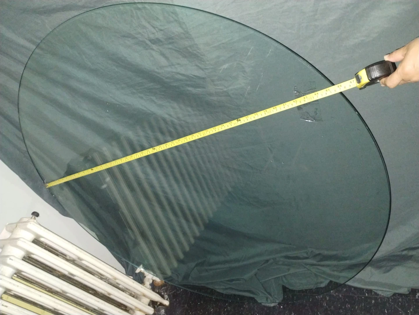 Round Glass Table Top - 47 inches - photo 5