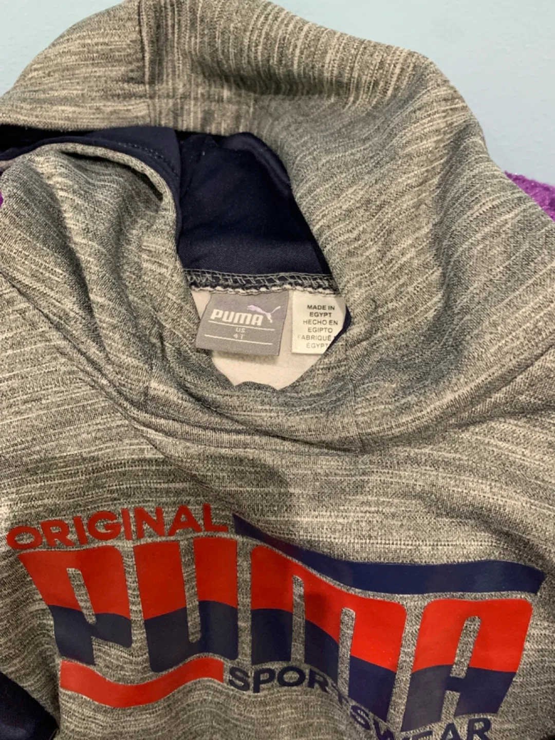 Puma Kids' Hoodie, Size 4T Grey image indicator(2)