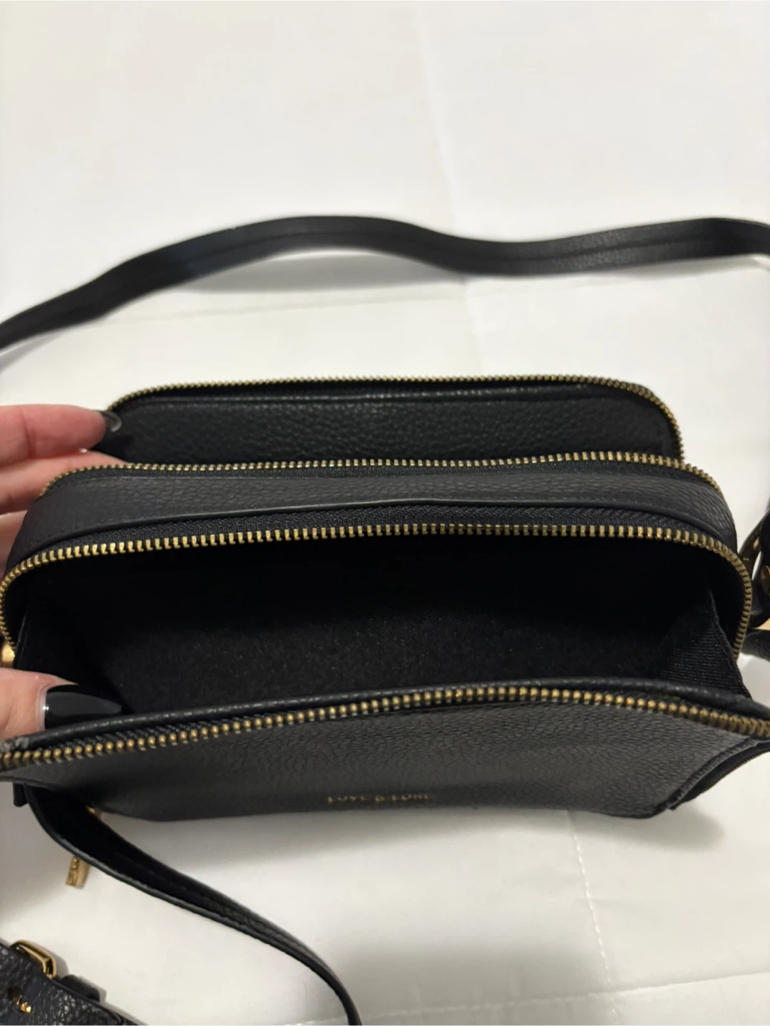 Love & Lore Black Crossbody Bag