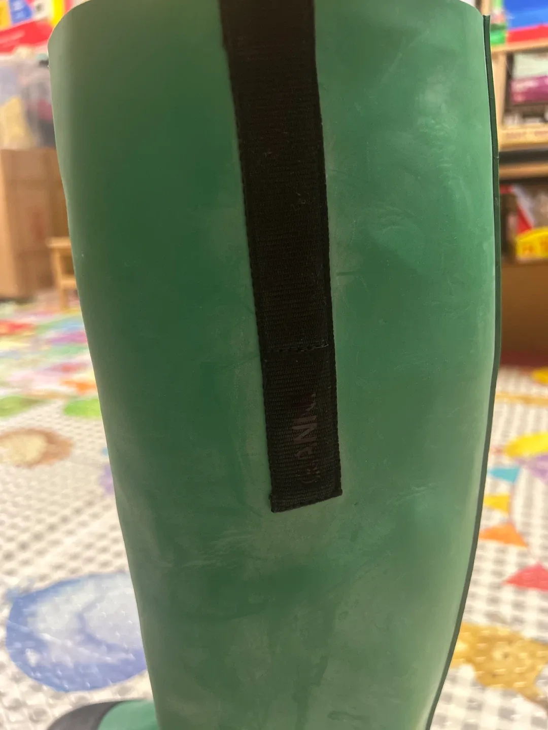 Ganni Green Rubber Rain  Boots image indicator(2)