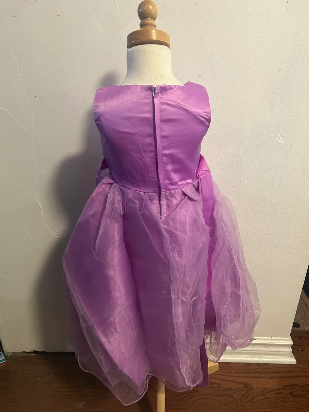 Purple Flower Girl Dress Child Size 3 image indicator(3)