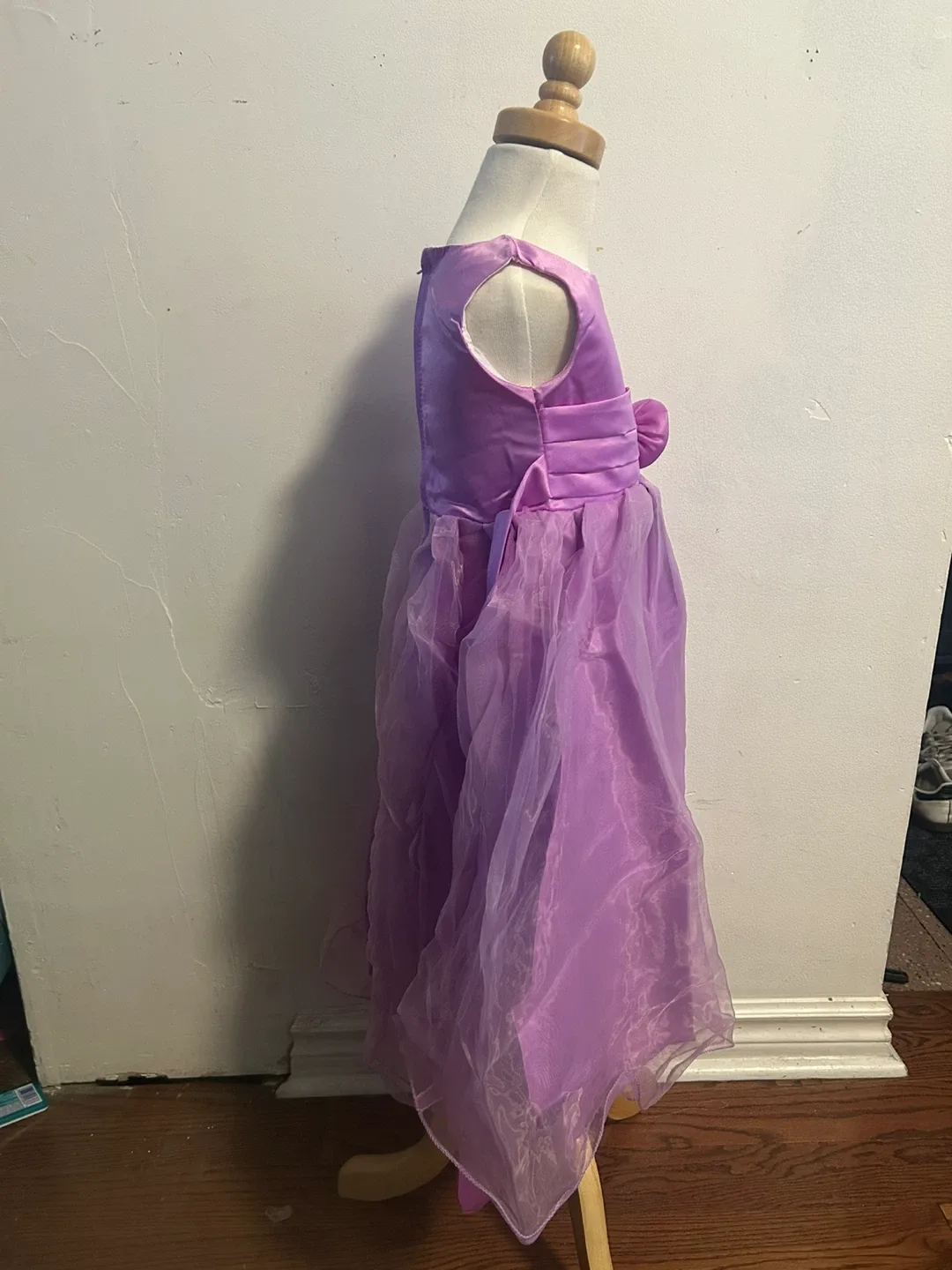 Purple Flower Girl Dress Child Size 3 image indicator(2)