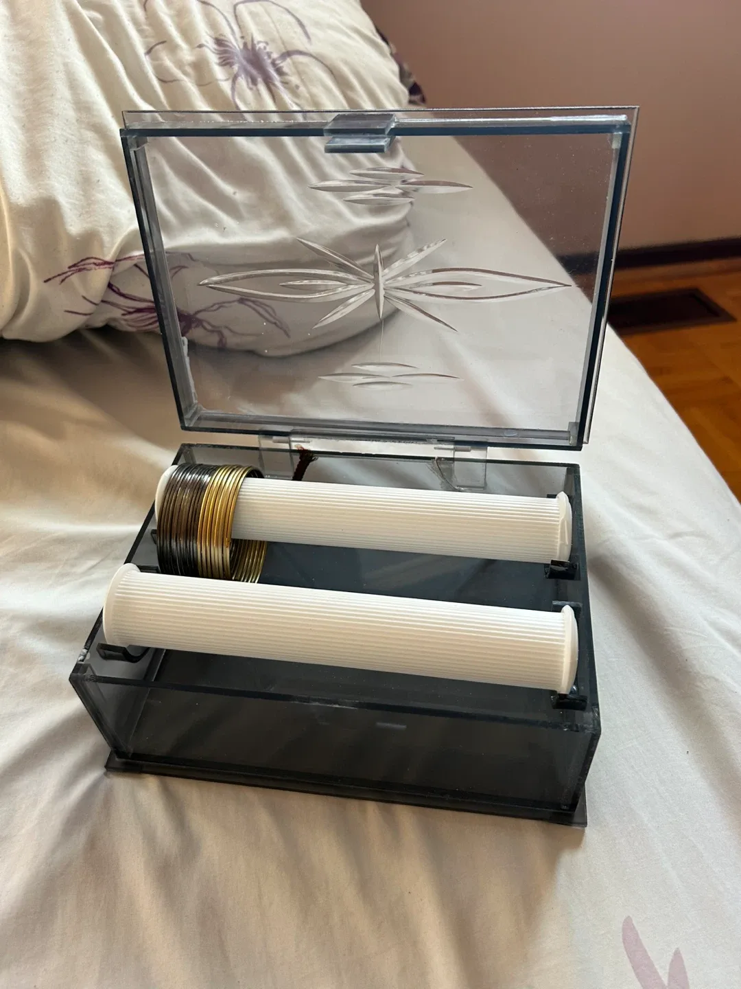 Bangle Storage Box with metal bangles thumbnail