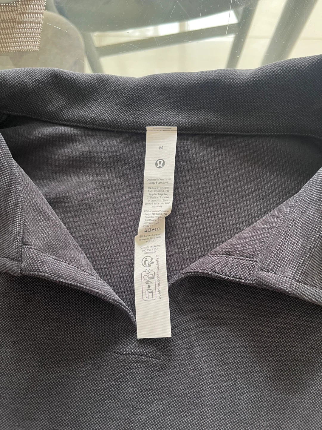 Lululemon Softstreme Pique Oversized LS Polo - M