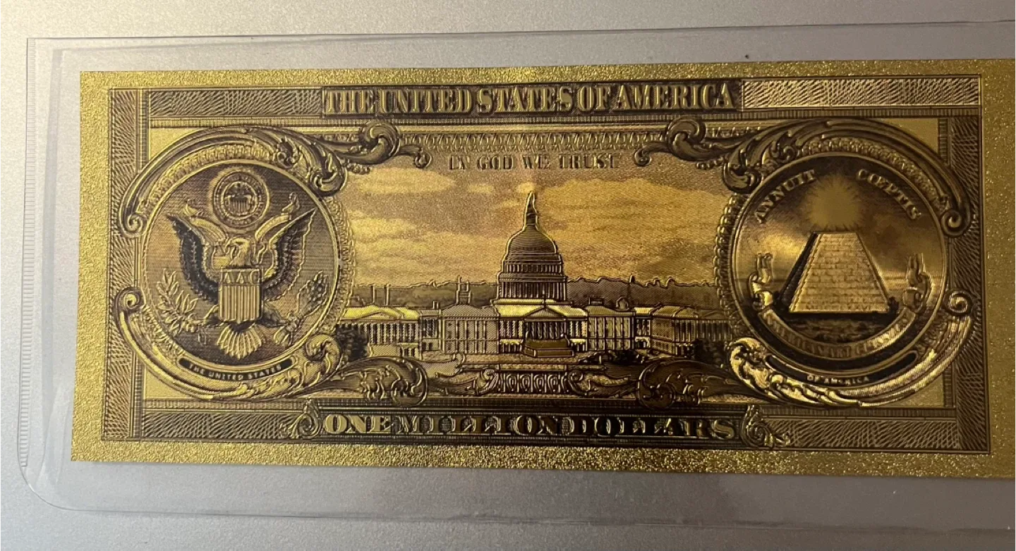 USA One Million Dollar Novelty Bill image indicator(3)