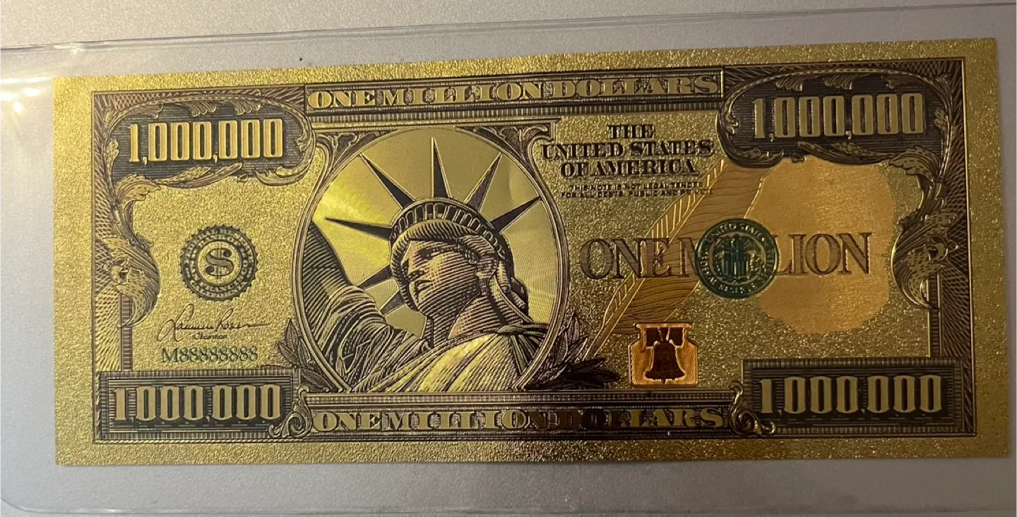 USA One Million Dollar Novelty Bill image indicator(4)