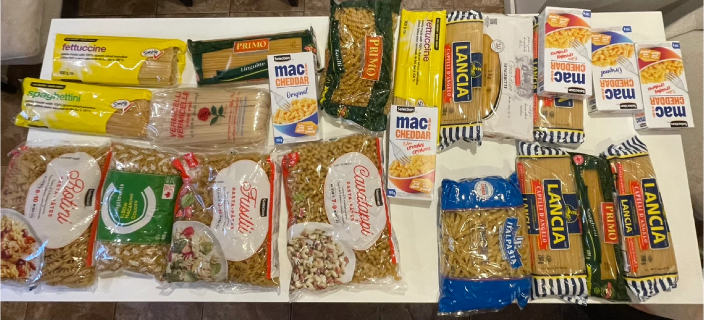 22 pcs Assorted Pasta & Macaroni