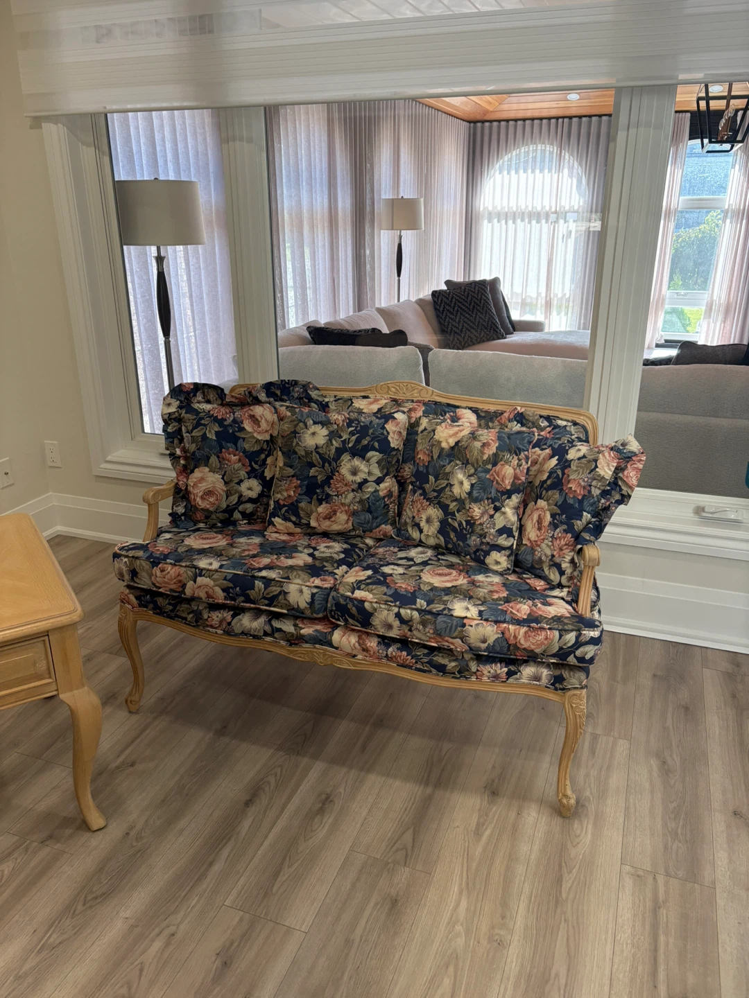 Floral Patterned Sofa