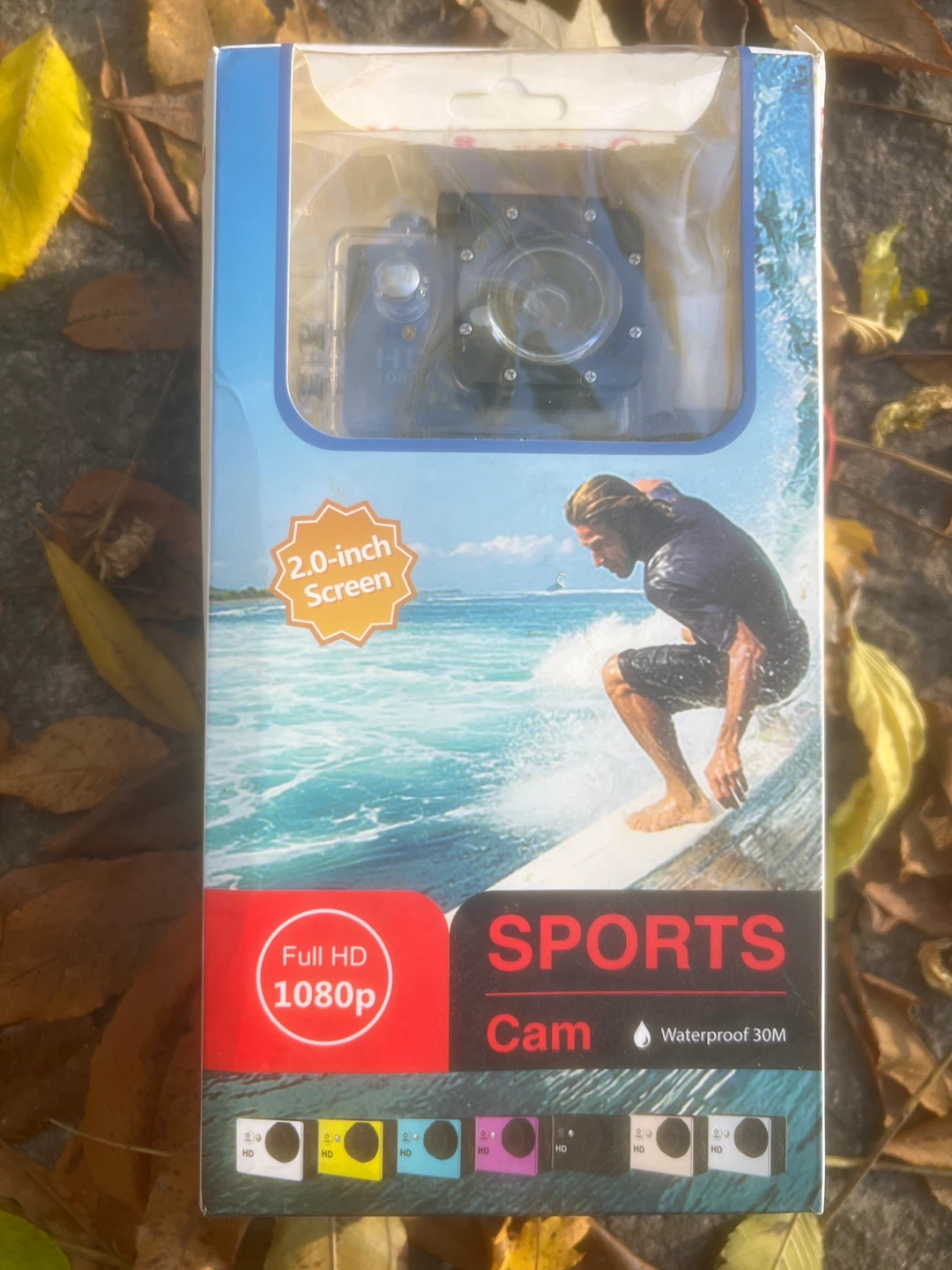 GoPro Sized Cam Full HD 1080p Waterproof 30M