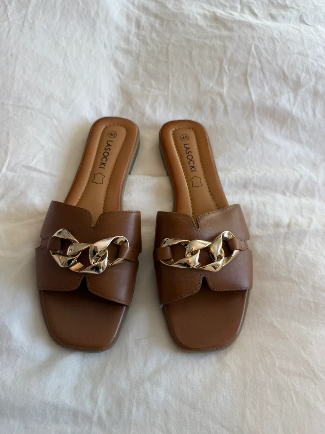 LASOCKI Brown Sandals Size 40