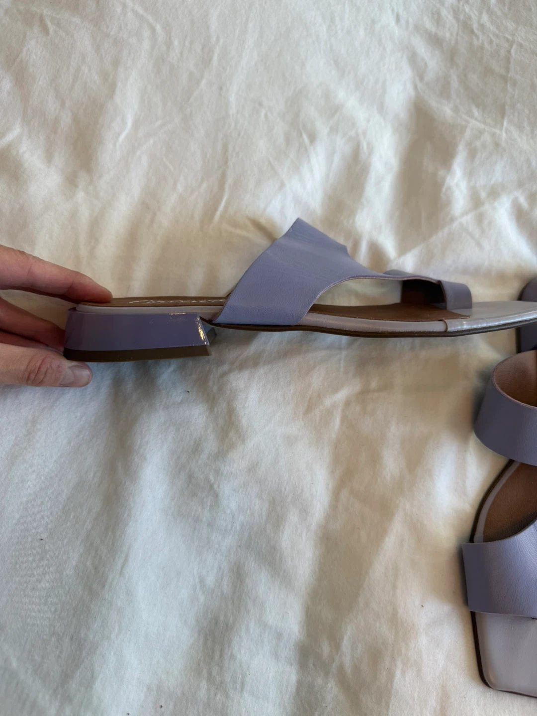 L'intervalle Lilac Leather Sandals - Size 40 - photo 3